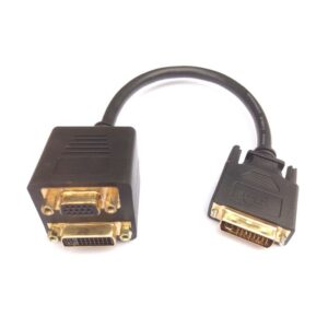 DVI Splitter M to VGA/DVI  F Aculine AD-041