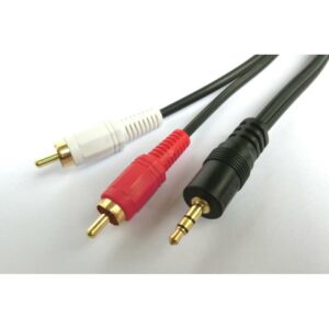 Cable Audio 3.5mm M/2xRCA M 1m Aculine AU-011