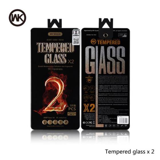 Tempered Glass WK (2pcs set) for iPhone 8 plus