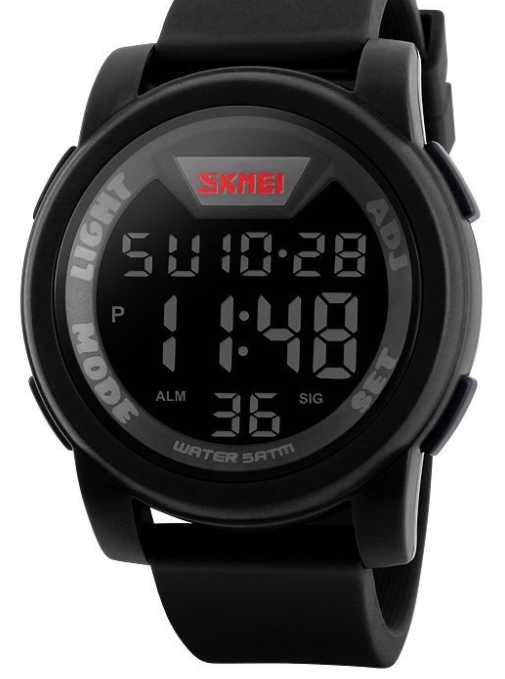 Ψηφιακό ρολόι χειρός – Skmei - 1218 - Black