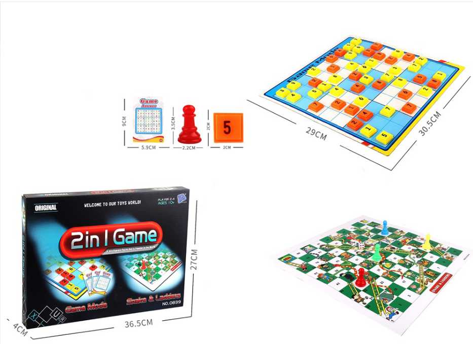 Επιτραπέζιο παιχνίδι 2in1 - Φιδάκι & Sudoku - 0839 - 200103