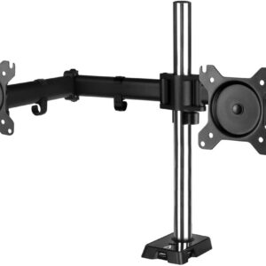 Arctic Z2 (Gen 3) - Dual Monitor Arm with 4-Port USB Hub in black color