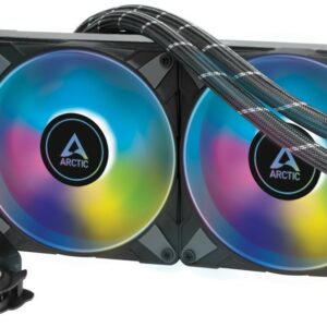 Arctic Liquid Freezer II-280 A-RGB:All-in-One CPU Water Cooler with 280mm radiator and 2x P14PWMPSTA