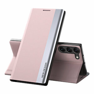 Sleep Case Pro case for Samsung Galaxy S23 Ultra with flip stand pink