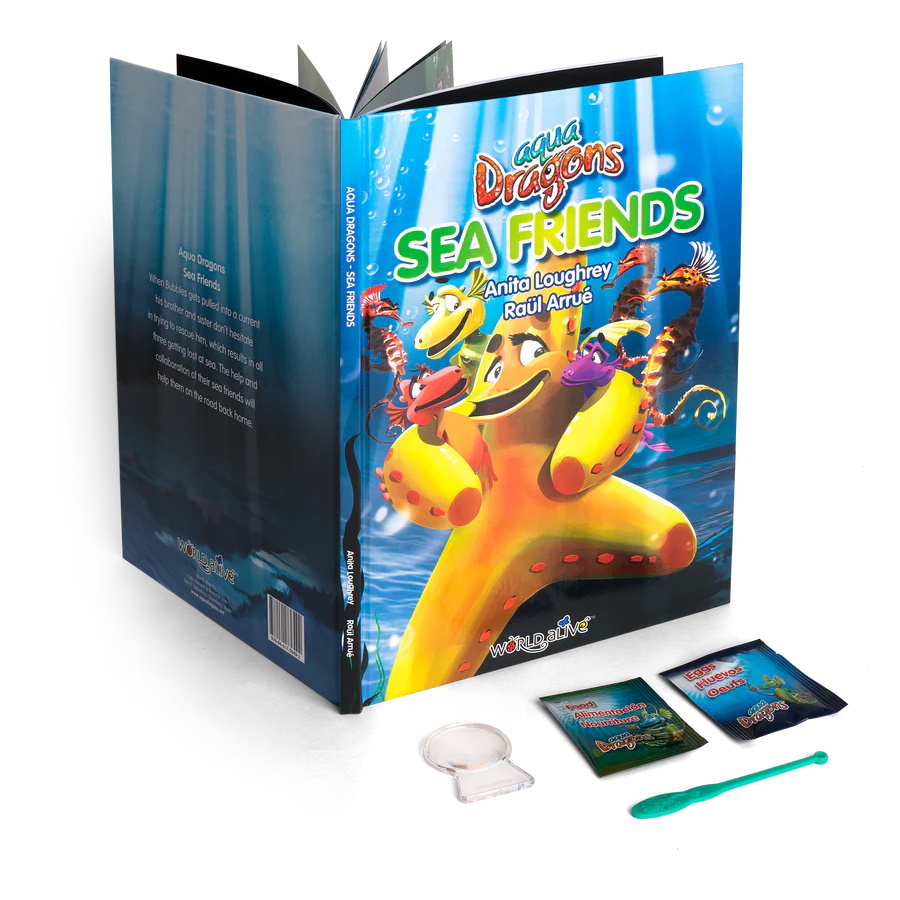 Aqua Dragons Special Edition Kit Sea Friends Συνοδευτικό βιβλίο: "Θαλάσσιοι φίλοι" (4012) κατάλληλο για παιδιά 6 ετών και άνω