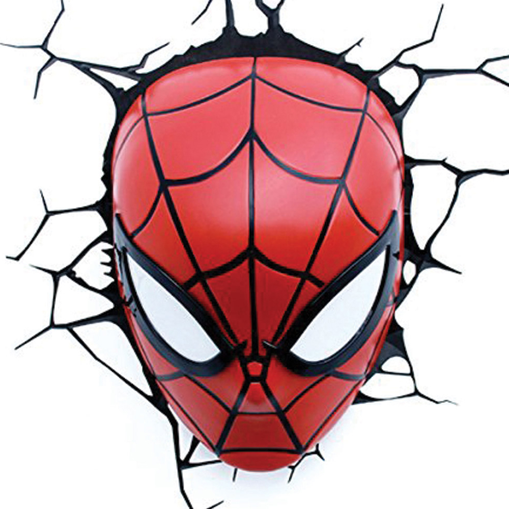 The Source Spiderman Face 3D Deco Light