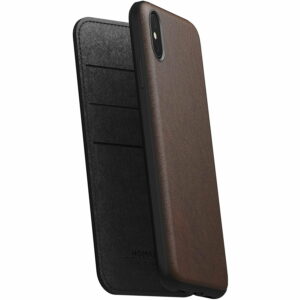 Nomad Rugged Folio Δερμάτινη Θήκη Πορτοφόλι iPhone Xs Max – Rustic Brown (NM21TR0H00)