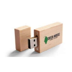 USB Flash Drive 32GB GreenMouse σε χρώμα ξύλου - 46956586