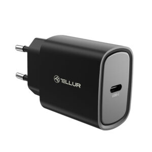 Tellur Οικιακός Φορτιστής USB-C με PD 3.0 (PD3.0 20W) σε μαύρο χρώμα (TLL151411)