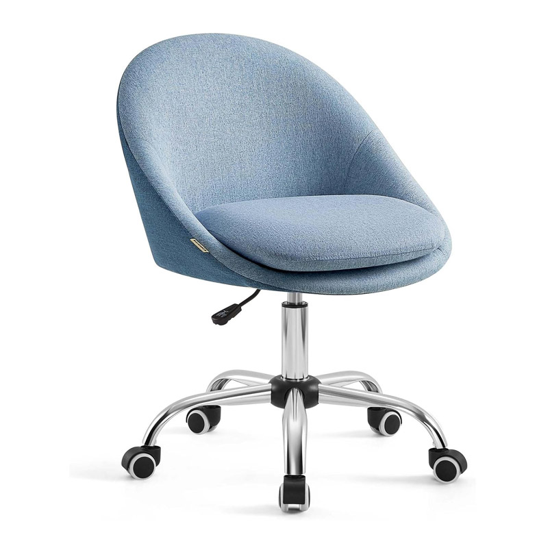 Καρέκλα Γραφείου 60 x 60 x 80-90 cm Χρώματος Μπλε Songmics OBG020Q01