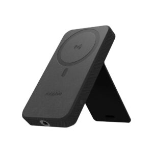 Mophie Snap+ Powerstation Stand Μαγνητικό Powerbank 10.000 mAh με ενσωματωμένο Snap Adapter και υποστήριξη Qi & MagSafe σε χρώμα μαύρο
