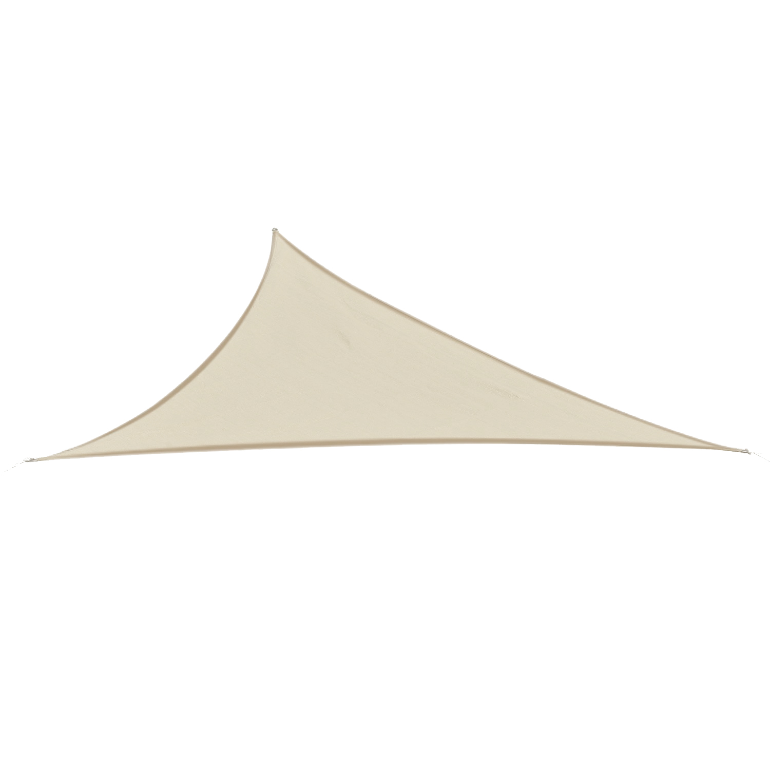 Outsunny Triangular Awning - Anti UV Sail Shade - Beige 5x5x5m