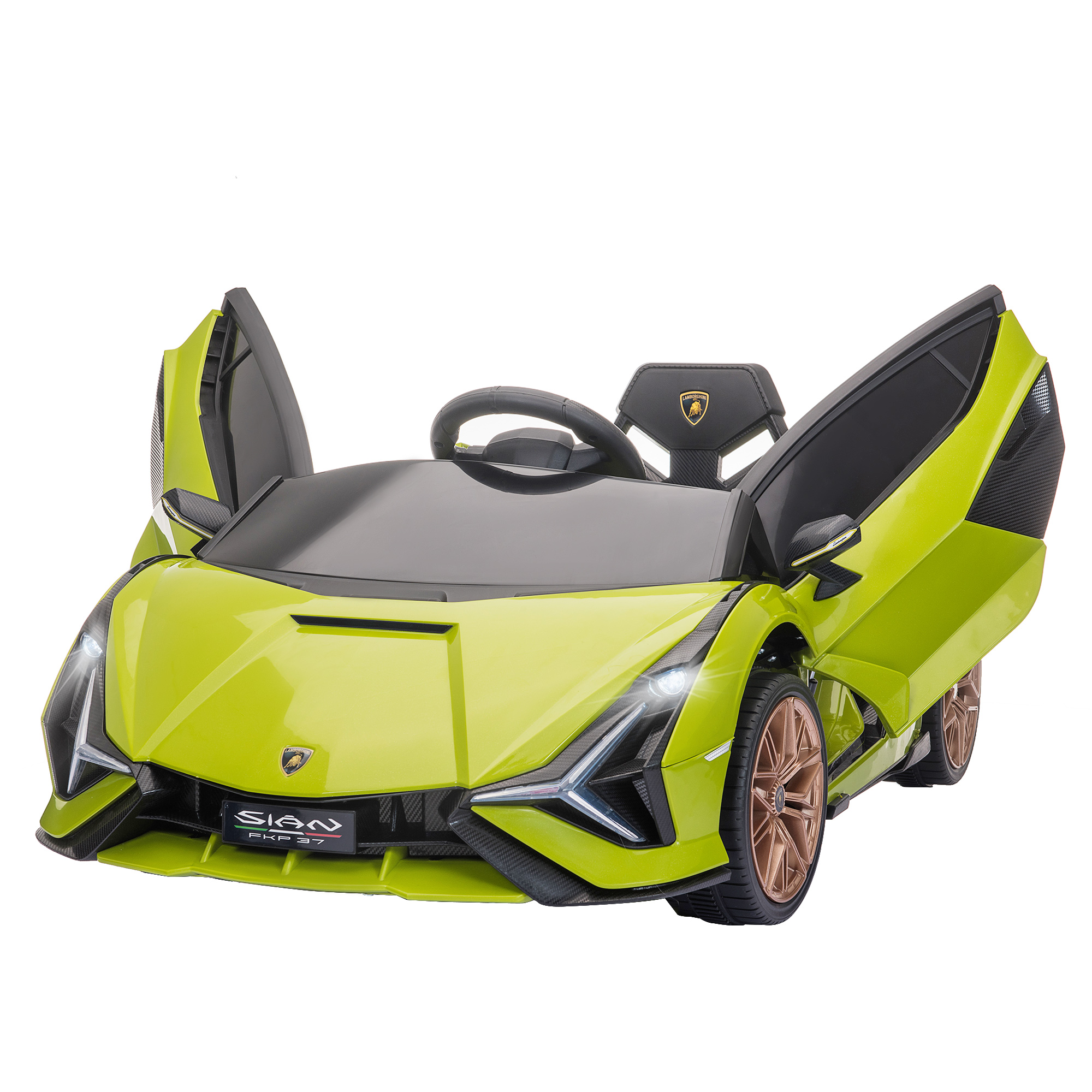 HOMCOM Ηλεκτρικό αυτοκίνητο για παιδιά Lamborghini Et? 3-5 ετών - Πράσινο