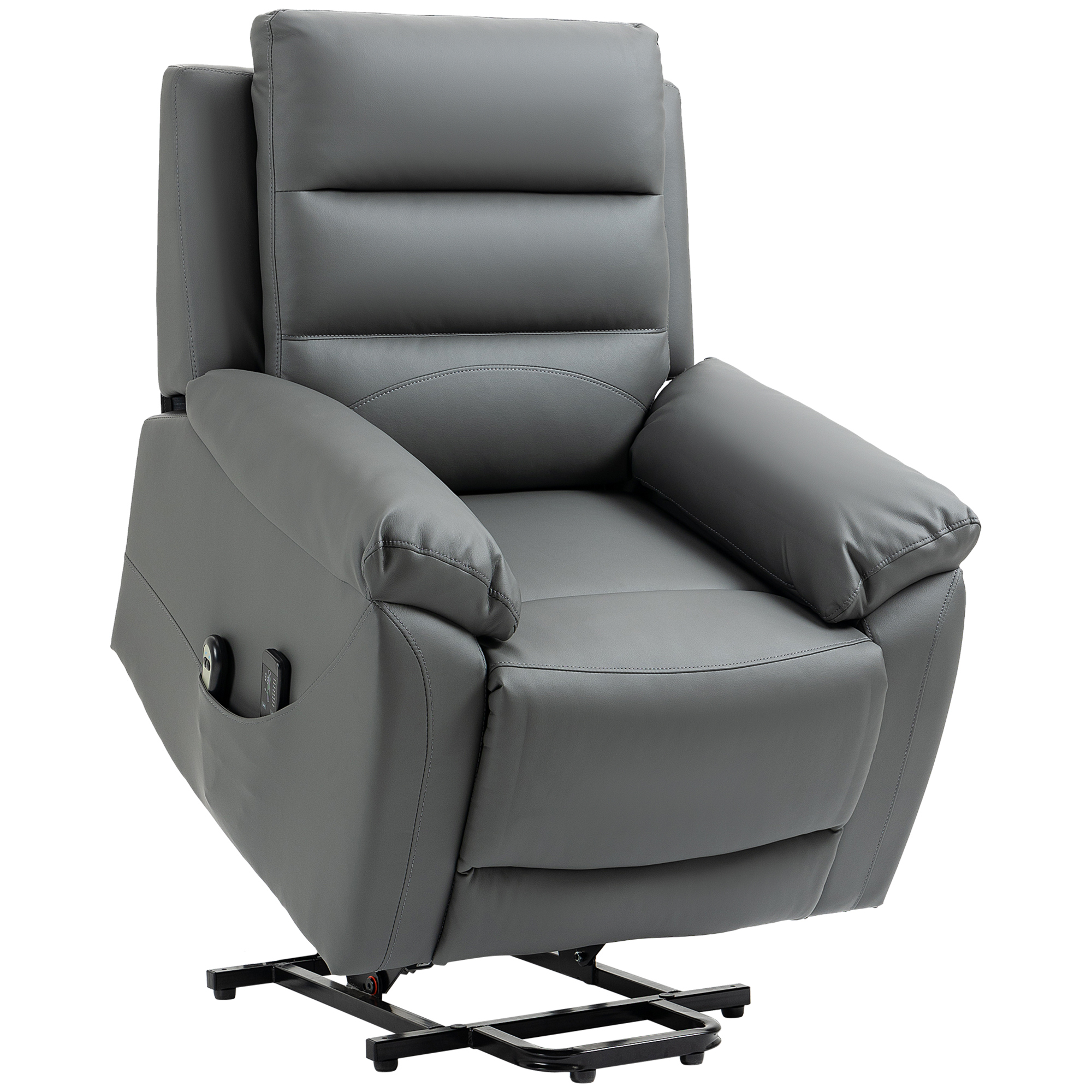 Ανακλινόμενη καρέκλα ανύψωσης HOMCOM έως 135 ° με 8 σημεία μασάζ