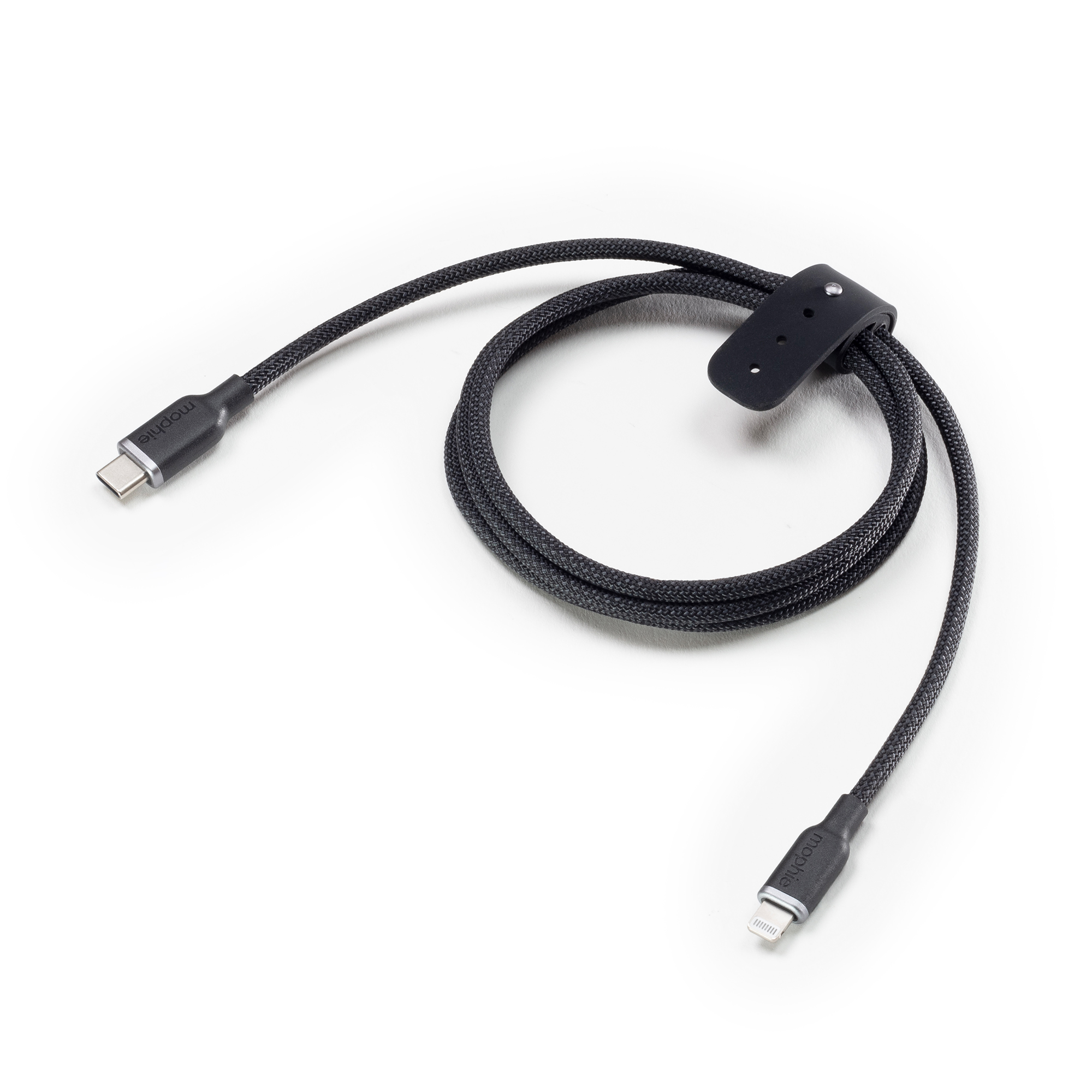 Mophie Charge Stream® Καλώδιο φόρτισης Lightning to USB-C (1 μέτρο – μαύρο braided)