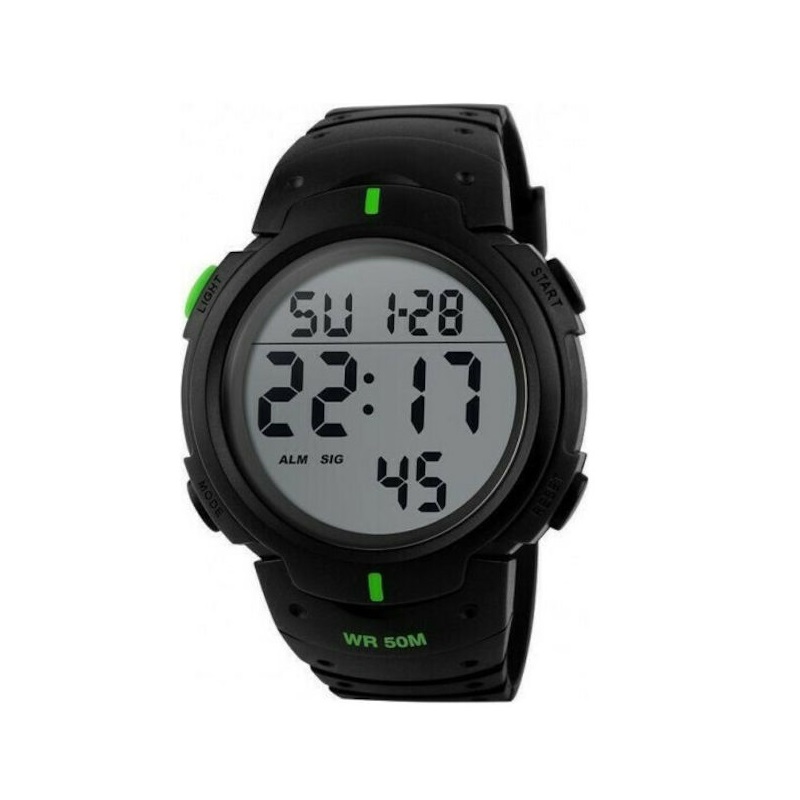 Ψηφιακό ρολόι χειρός – Skmei - 1068 - Black/Green