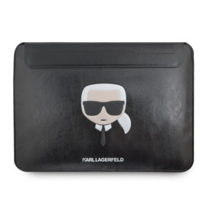 Karl Lagerfeld Ikonik Collection Computer Sleeve Θήκη κατάλληλη για MacBook / Laptop 16" (Μαύρο - KLCS16KHBK)