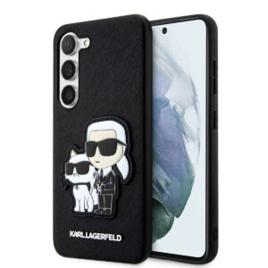 Karl Lagerfeld Transpared Case Karl+Choupette- Θήκη προστασίας απο σιλικόνη -Samsung Galaxy S23 S911 (Black)