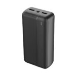 Maxlife Powerbank MXPB-02 30.000mAh με 2x Θύρες USB-A και 1xΘύρα USB-C Μαύρο