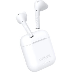 Defunc TRUE TALK Bluetooth 5.2 Ασύρματα True Wireless Ακουστικά με θήκη (λευκό)