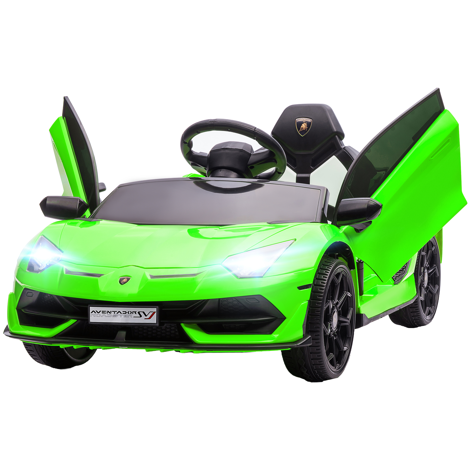 HOMCOM 12V Lamborghini Licenseded Electric Ride-On Toy Car for Children με Κόρνα και Τηλεχειριστήριο