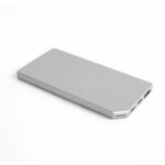 DesignNest PowerBank |Slim| Aluminium 5.000mAh microUSB/Lightning - Ασημί