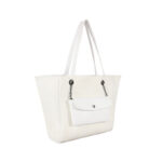 Γυναικεία Τσάντα Χειρός Χρώματος Λευκό Laura Ashley Relief Stick 651LAS1728