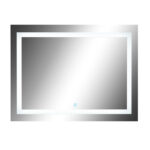 Καθρέπτης Μπάνιου με LED Φωτισμό 80 x 60 x 4 cm HOMCOM 834-031