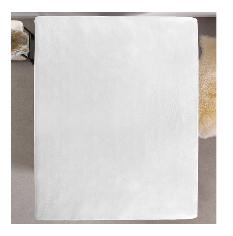 Διπλό Σεντόνι Dubbel Jersey με Λάστιχο 140 x 200 x 30 cm Χρώματος Λευκό Dreamhouse 8717703801590