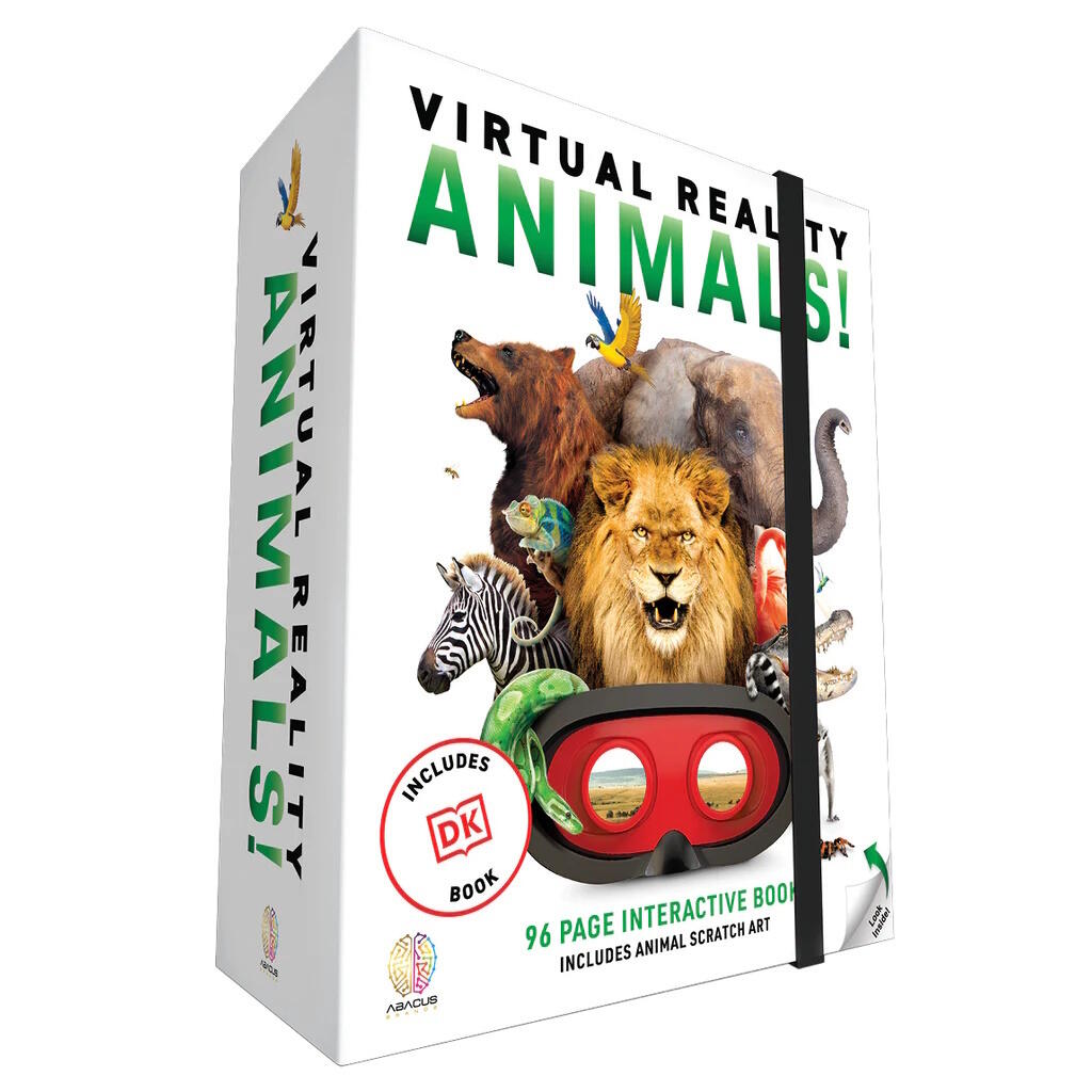 Abacus Brands VR Giftbox Animals! Σετ εικονικής πραγματικότητας – Πολυτελές Σετ Δώρου Για ηλικίες 8 έως 12 ετών – Περιλαμβάνει Γυαλιά VR