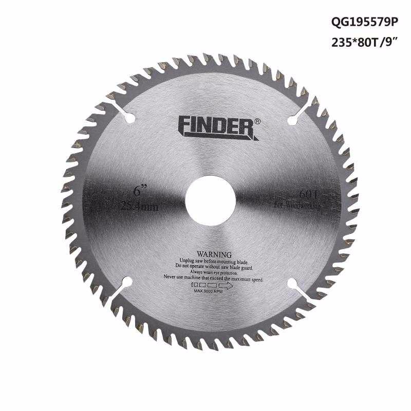 Δίσκος κοπής ξύλου - TCT - 9"" - Φ235 - 80T - Finder - 195579