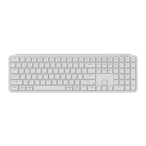 Keychron-B6-Pro-Ultra-Slim-Wirel-600x600 Keychron B6 Pro (B6P-K8) Ultraslim Wireless BT Keyboard ZMK Online customizen-Ivory White 100% US - Image 1