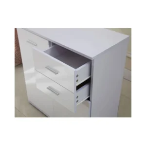 HOMCOM Ξύλινο Έπιπλο με 2 Ντουλάπια και 2 Συρτάρια 71 x 76 x 35 cm HOMCOM 02-0673 - Image 2