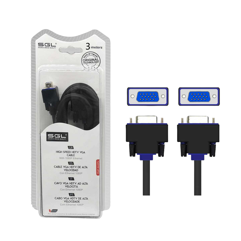 Καλώδιο VGA - A550BC - Male/Female - 3m - 095776 Καλώδιο VGA - A550BC - Male/Female - 3m - 095776