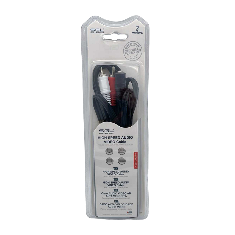 Καλώδιο ήχου - 1513 - Jack 3.5mm female/2xRCA male - 3m - 096179 Καλώδιο ήχου - 1513 - Jack 3.5mm female/2xRCA male - 3m - 096179