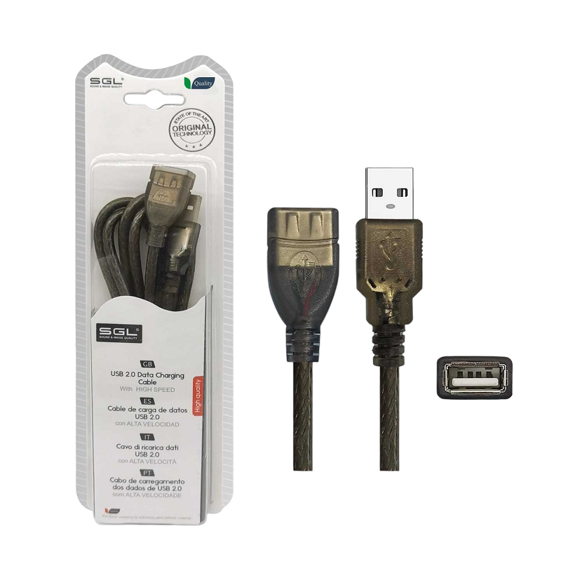 Καλώδιο USB 2.0 - 4S01 - USB-A male/USB-A female - 5m - 097626 Καλώδιο USB 2.0 - 4S01 - USB-A male/USB-A female - 5m - 097626