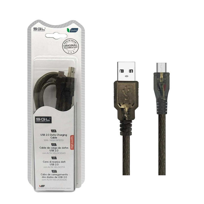 Καλώδιο φόρτισης & data - 13S01 - USB A male/Micro USB - 3m - 097763 Καλώδιο φόρτισης & data - 13S01 - USB A male/Micro USB - 3m - 097763