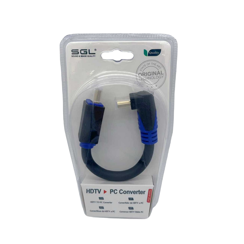 Αντάπτορας καλώδιο HDMI γωνιακό 90° - A1592F-02 - Male/Male - 098050 Αντάπτορας καλώδιο HDMI γωνιακό 90° - A1592F-02 - Male/Male - 098050