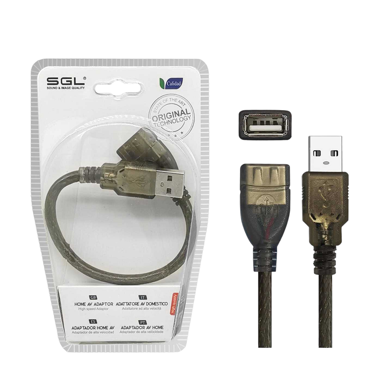 Αντάπτορας καλώδιο - USB-A male/female - 4S-01 - 20cm - 098081 Αντάπτορας καλώδιο - USB-A male/female - 4S-01 - 20cm - 098081