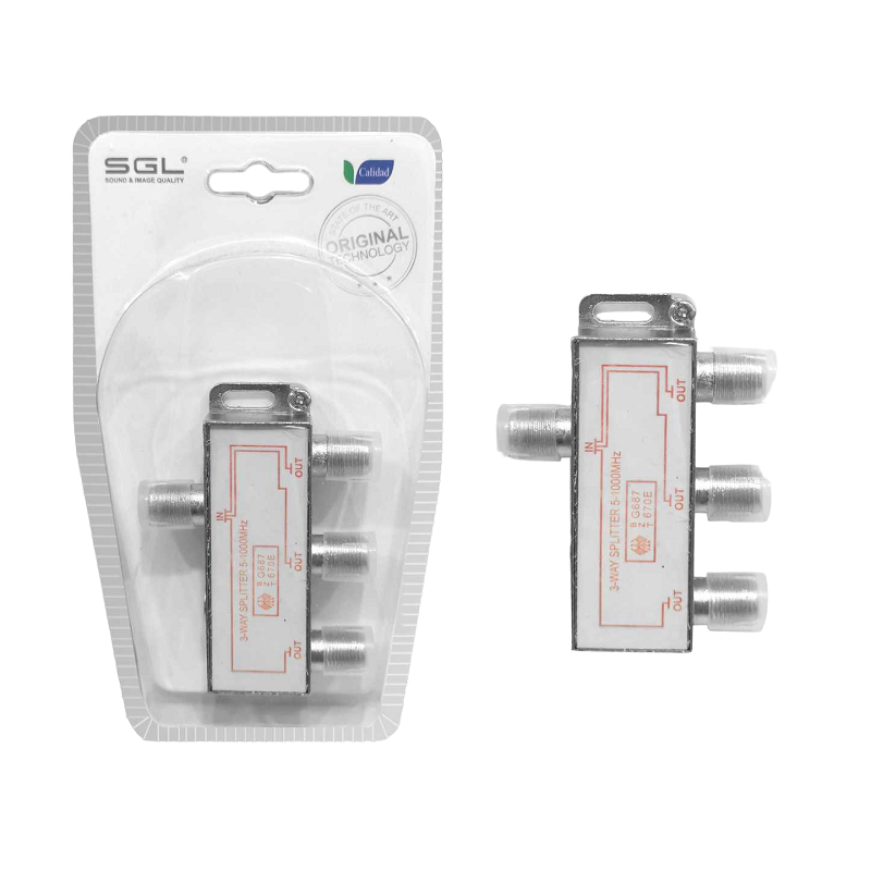 Διακλαδωτής σύνδεσης κεραίας TV - 3Way Splitter - 1802 - 098500 Διακλαδωτής σύνδεσης κεραίας TV - 3Way Splitter - 1802 - 098500