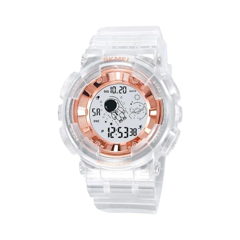 Ψηφιακό ρολόι χειρός – Skmei – 2035 - White/Rose Gold Ψηφιακό ρολόι χειρός – Skmei – 2035 - White/Rose Gold