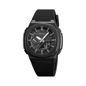 Ψηφιακό/αναλογικό ρολόι χειρός – Skmei - 2091 - Black/Black screen