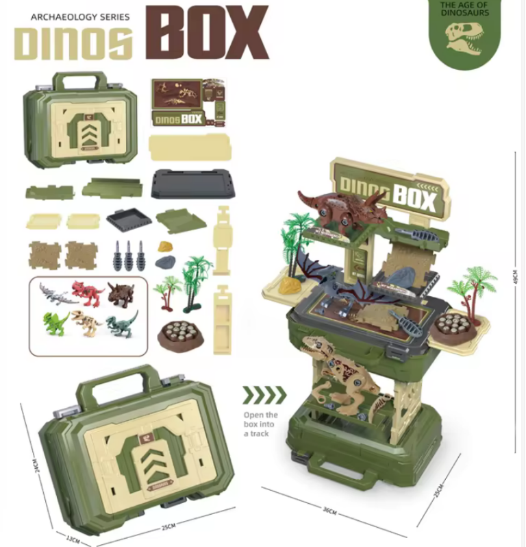 Σετ πάγκος πάρκο Δεινοσαύρων με βαλιτσάκι - DL-9937 - 308154 - Image 2