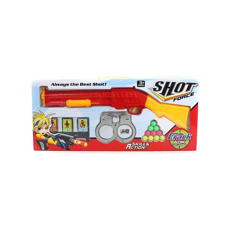 Παιδικό όπλο στόχου με αξεσουάρ - Soft Gun - S800-1 - 308309