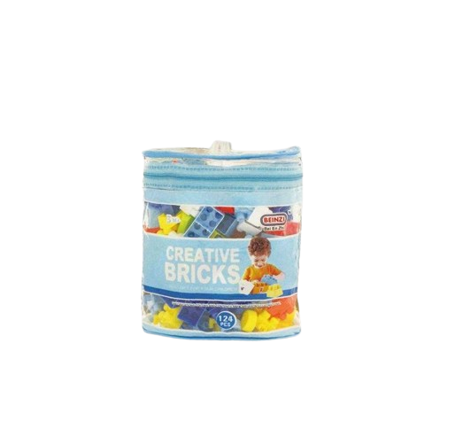 Σετ κατασκευών DIY με τουβλάκια - 124pcs - 6609-1 - 493139 Σετ κατασκευών DIY με τουβλάκια - 124pcs - 6609-1 - 493139