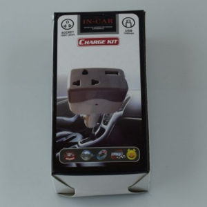 Αντάπτορας αναπτήρα αυτοκινήτου με πρίζα και USB - In-Car - WF306 - 537227 - Image 2