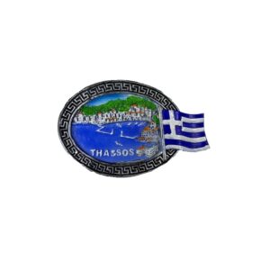 Tουριστικό μαγνητάκι Souvenir – Σετ 12pcs - Resin Magnet - Thassos - 678133