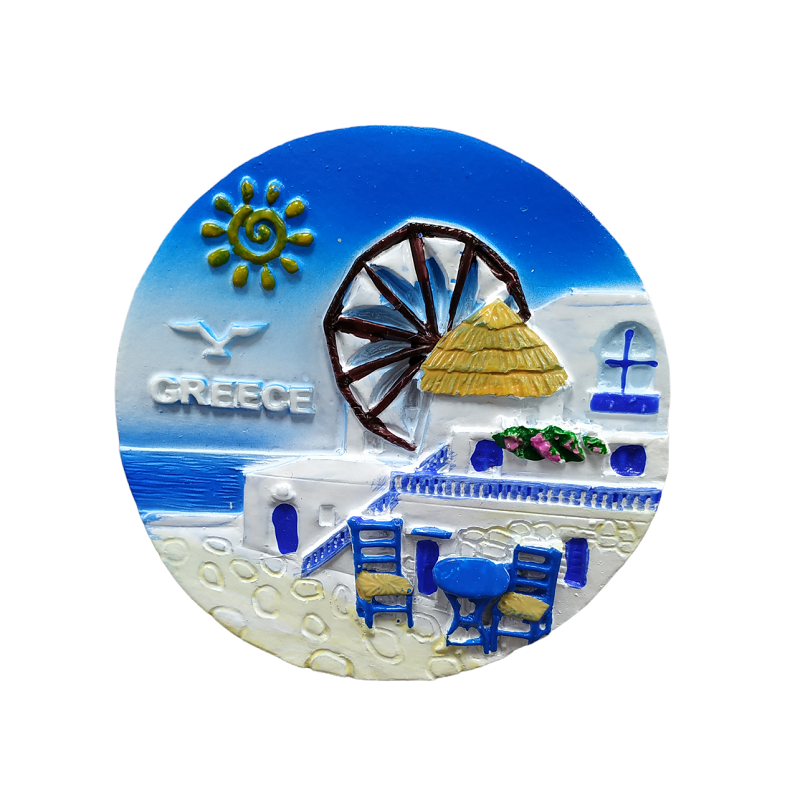 Tουριστικό μαγνητάκι Souvenir – Σετ 12pcs - Resin Magnet - Greece - 678232