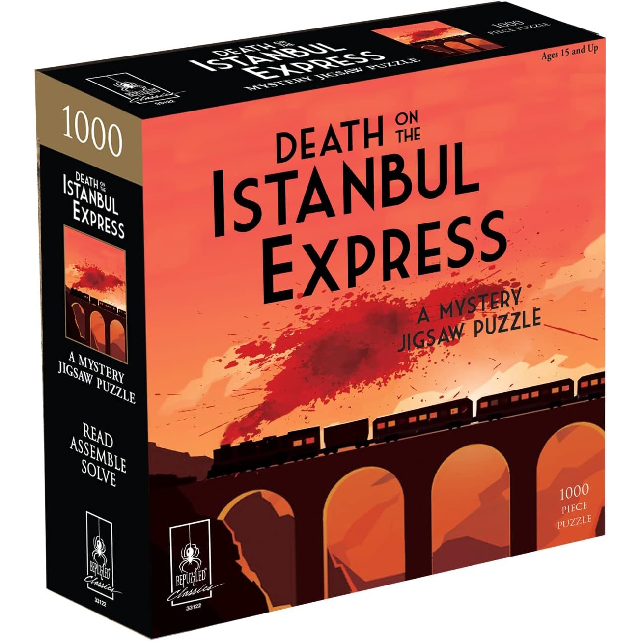 University Games - Murder Mystery Party Puzzle - Death on the Istanbul Express - Παιχνίδι Μυστηρίου + Puzzle 1000 τεμαχίων