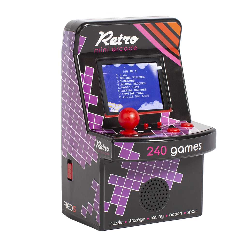 The Source Retro Mini Arcade Machine Λιλιπούτεια παιχνιδομηχανή με 240 retro παιχνίδια